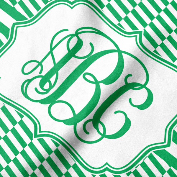 Zig Zag Hooded Baby Towel- Detail Close Up