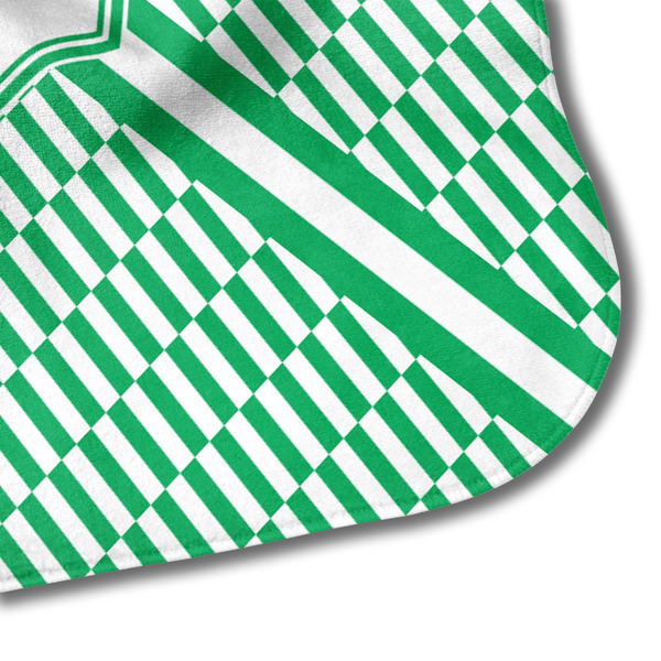 Zig Zag Hooded Baby Towel- Detail Corner