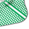 Zig Zag Hooded Baby Towel- Detail Corner