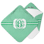 Zig Zag Hooded Baby Towel (Personalized)