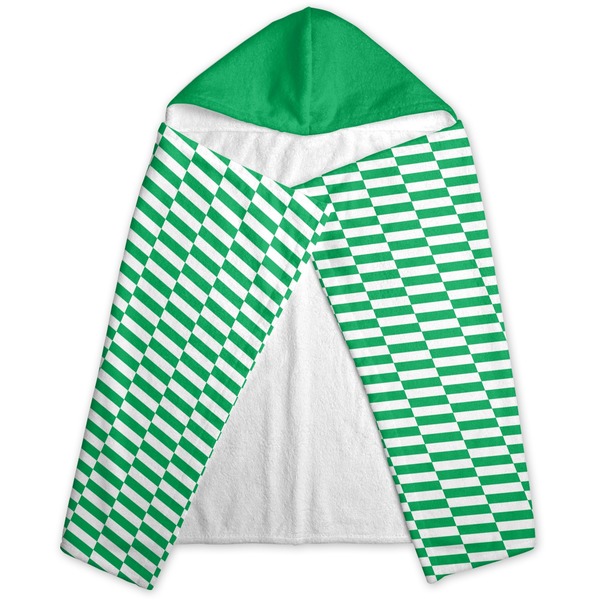 Zig Zag Hooded Towel - Folded