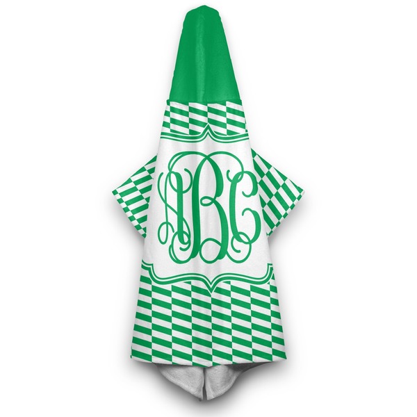 Zig Zag Hooded Towel - Hanging