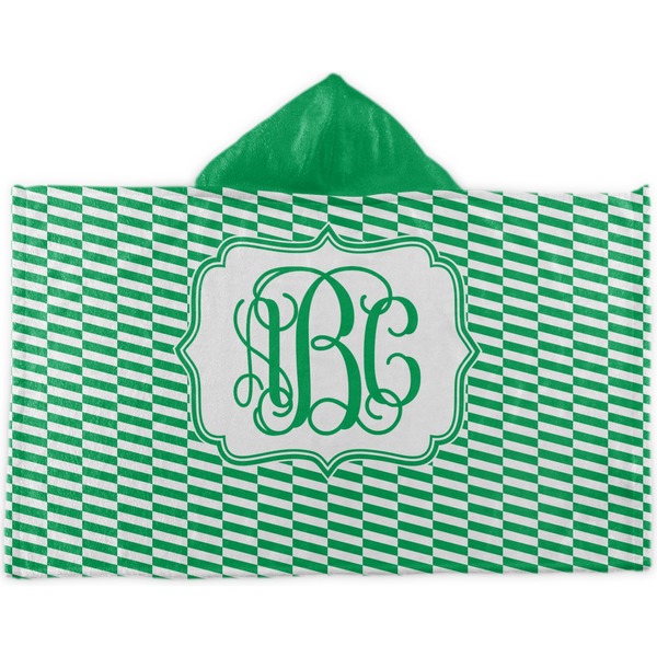 Custom Zig Zag Kids Hooded Towel (Personalized)