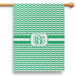 Zig Zag 28" House Flag (Personalized)
