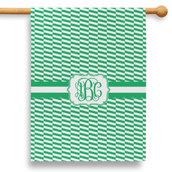 Zig Zag 28" House Flag (Personalized)