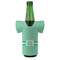 Zig Zag Jersey Bottle Cooler - FRONT (on bottle)