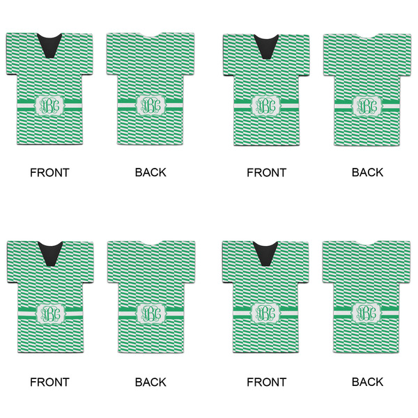 Zig Zag Jersey Bottle Cooler - Set of 4 - APPROVAL