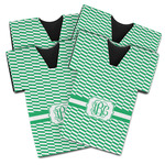Zig Zag Jersey Bottle Cooler - Set of 4 (Personalized)