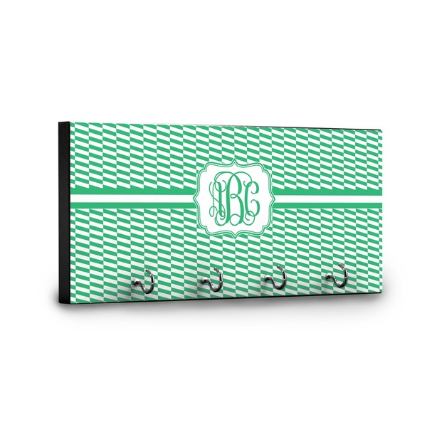 Zig Zag Key Hanger - Front View with Hooks