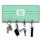 Zig Zag Key Hanger w/ 4 Hooks & Keys