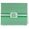 Zig Zag Kitchen Towel - Poly Cotton w/ Monograms