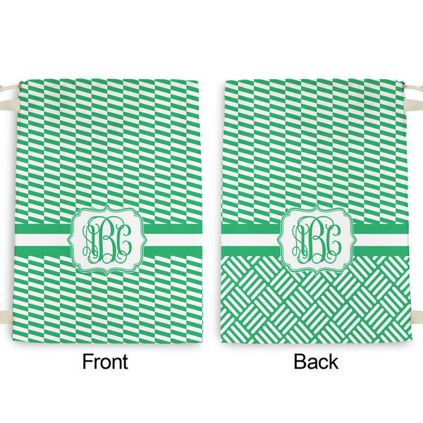 Zig Zag Large Laundry Bag - Front & Back View