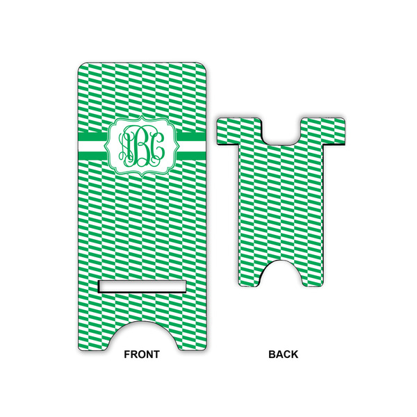 Zig Zag Large Phone Stand - Front & Back