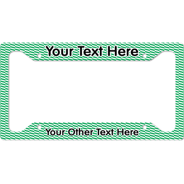 Custom Zig Zag License Plate Frame - Style A (Personalized)