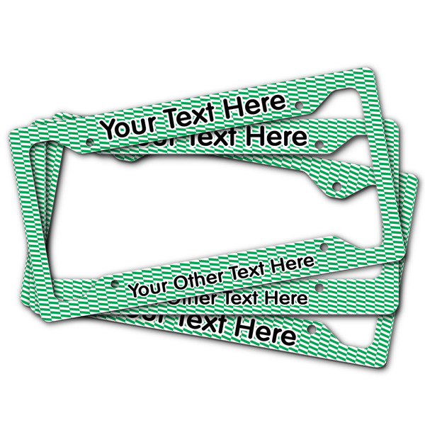 Zig Zag License Plate Frames - (PARENT MAIN)