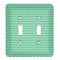 Zig Zag Light Switch Cover (2 Toggle Plate)