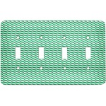 Zig Zag Light Switch Cover (4 Toggle Plate)