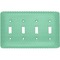 Zig Zag Light Switch Cover (4 Toggle Plate)