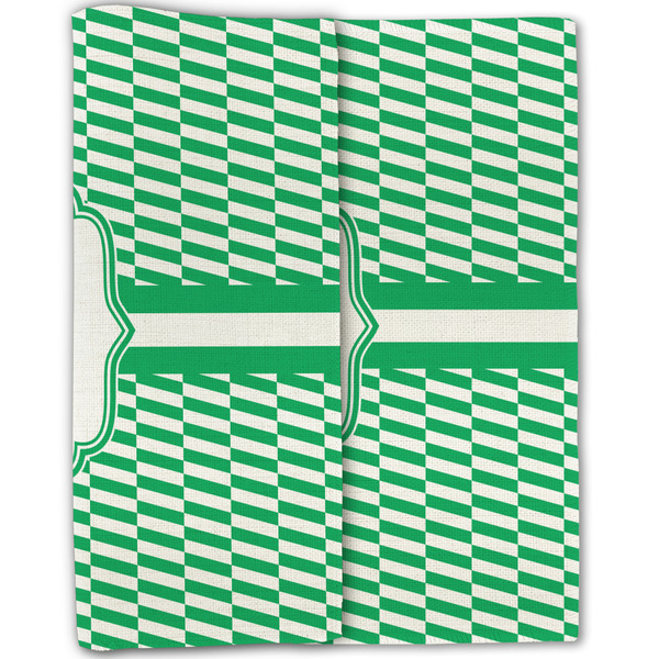 Zig Zag Linen Placemat - Folded Half (double sided)