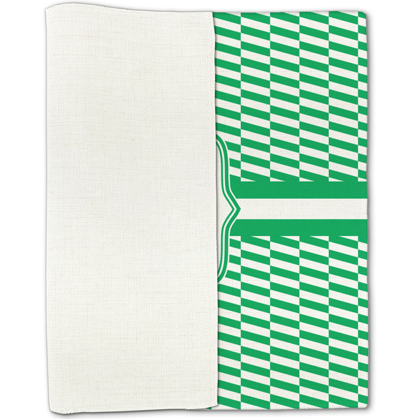 Zig Zag Linen Placemat - Folded Half