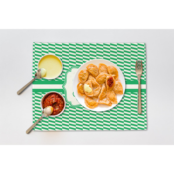 Zig Zag Linen Placemat - Lifestyle (single)