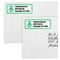 Zig Zag Mailing Labels - Double Stack Close Up