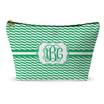 Zig Zag Makeup Bag - Small - 8.5"x4.5" (Personalized)