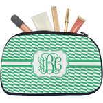 Zig Zag Makeup / Cosmetic Bag - Medium (Personalized)