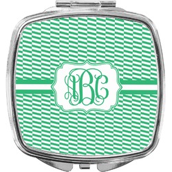 Zig Zag Compact Makeup Mirror (Personalized)
