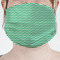 Zig Zag Mask - Pleated (new) Front View on Girl