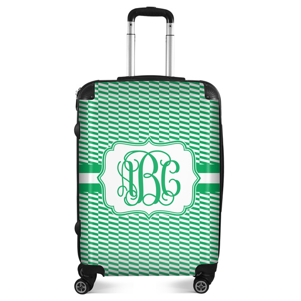 Custom Zig Zag Suitcase - 24" Medium - Checked (Personalized)