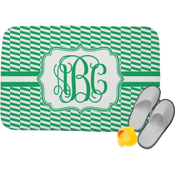 Custom Zig Zag Memory Foam Bath Mat - 34"x21" (Personalized)