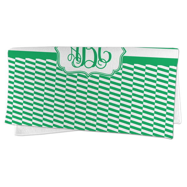 Zig Zag Microfiber Dish Rag - FOLDED (half)