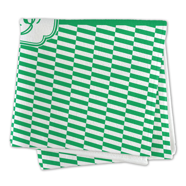 Zig Zag Microfiber Dish Rag - FOLDED (square)