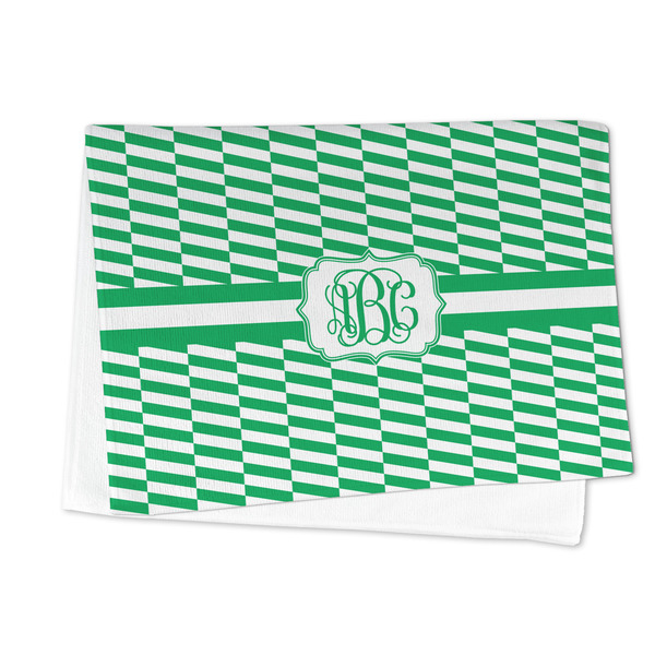 Zig Zag Microfiber Dish Towel - FOLDED HALF