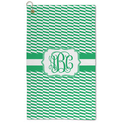 Zig Zag Microfiber Golf Towel (Personalized)