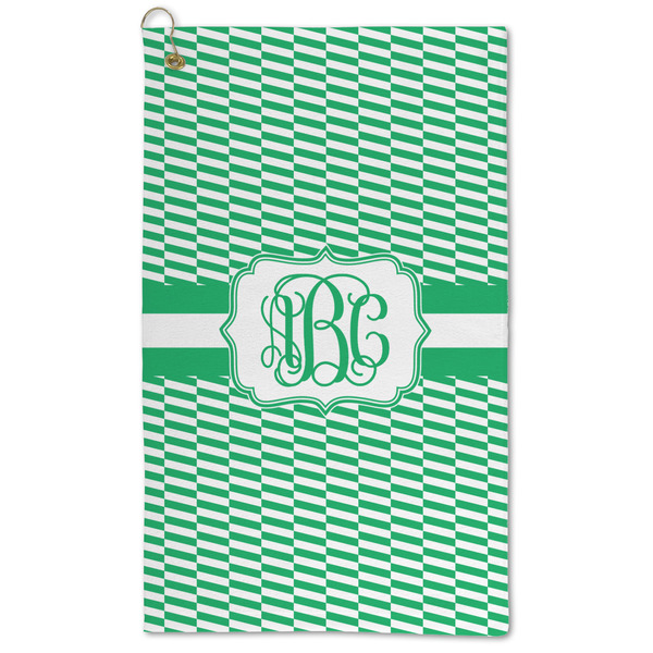 Custom Zig Zag Microfiber Golf Towel - Large (Personalized)