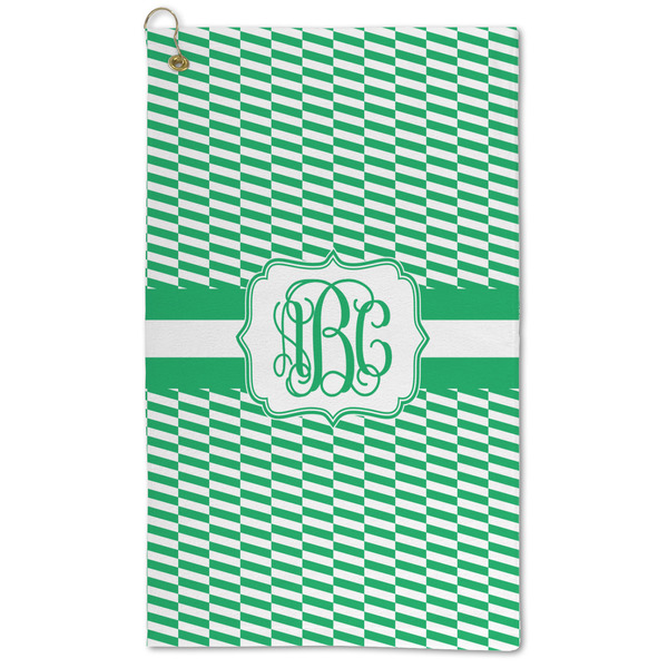 Custom Zig Zag Microfiber Golf Towel (Personalized)