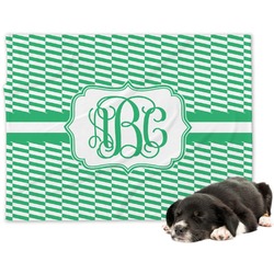Zig Zag Dog Blanket - Large (Personalized)