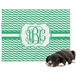 Zig Zag Dog Blanket - Regular (Personalized)