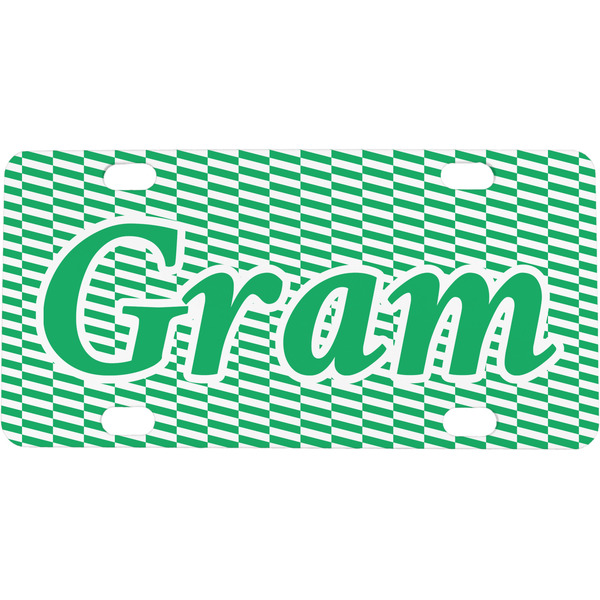 Custom Zig Zag Mini/Bicycle License Plate (Personalized)