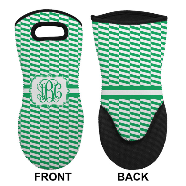 Zig Zag Neoprene Oven Mitt (Front & Back)