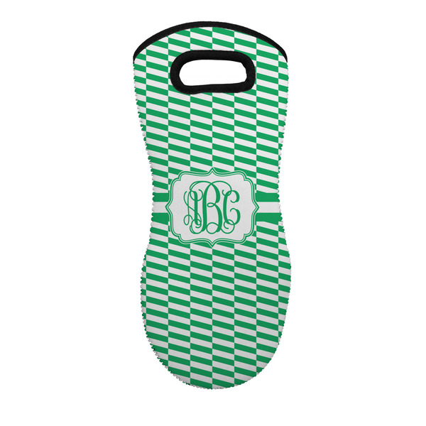 Custom Zig Zag Neoprene Oven Mitt w/ Monograms