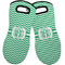Zig Zag Neoprene Oven Mitts - Set of 2 w/ Monogram