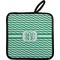 Zig Zag Pot Holder w/ Monogram