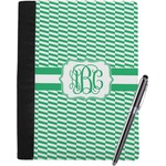 Zig Zag Notebook Padfolio - Large w/ Monogram