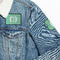 Zig Zag Patches Lifestyle Jean Jacket Detail