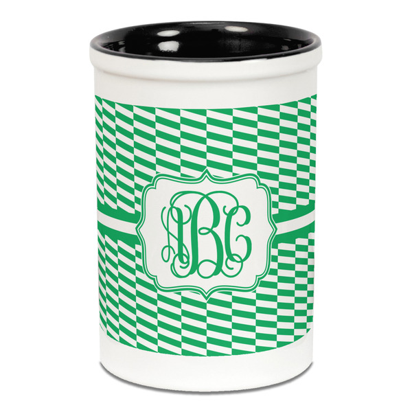 Zig Zag Pencil Holder - Black