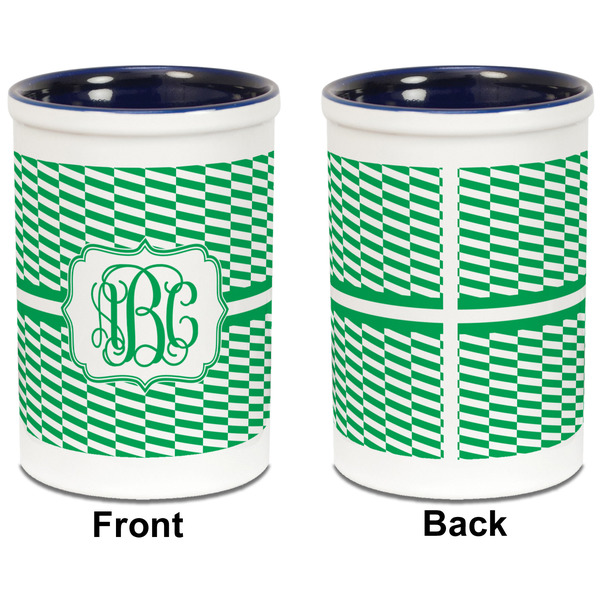 Zig Zag Pencil Holder - Blue - approval