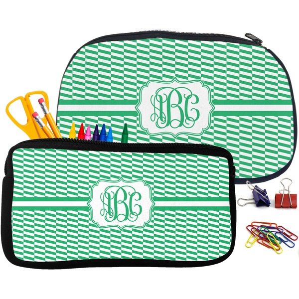 Zig Zag Pencil / School Supplies Bags Small and Medium